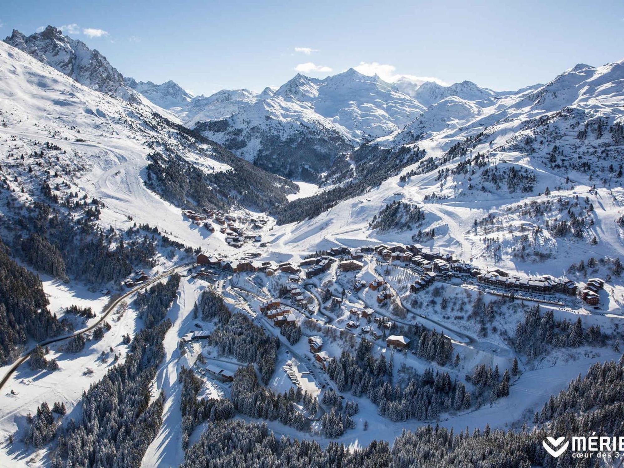 Appartement Ensoleille Avec Tv, Proche Pistes Et Commerces, Residence Plein Soleil, Les Allues - Fr-1-182-18 Méribel Exteriör bild